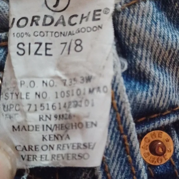 Vintage/ retro Jordache jeans. 25 inch waist, super high rise. Fantastic! - Picture 6 of 12